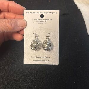 Rocky Mountain leaf Company pinecone earrings